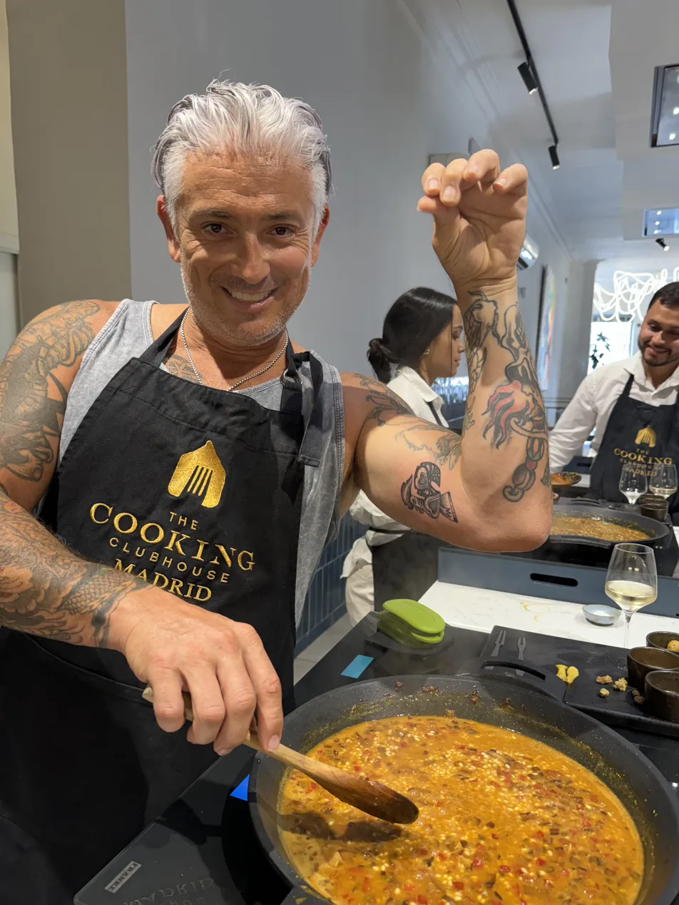 Nico Ponce at The Cooking Clubhouse, Madrid
